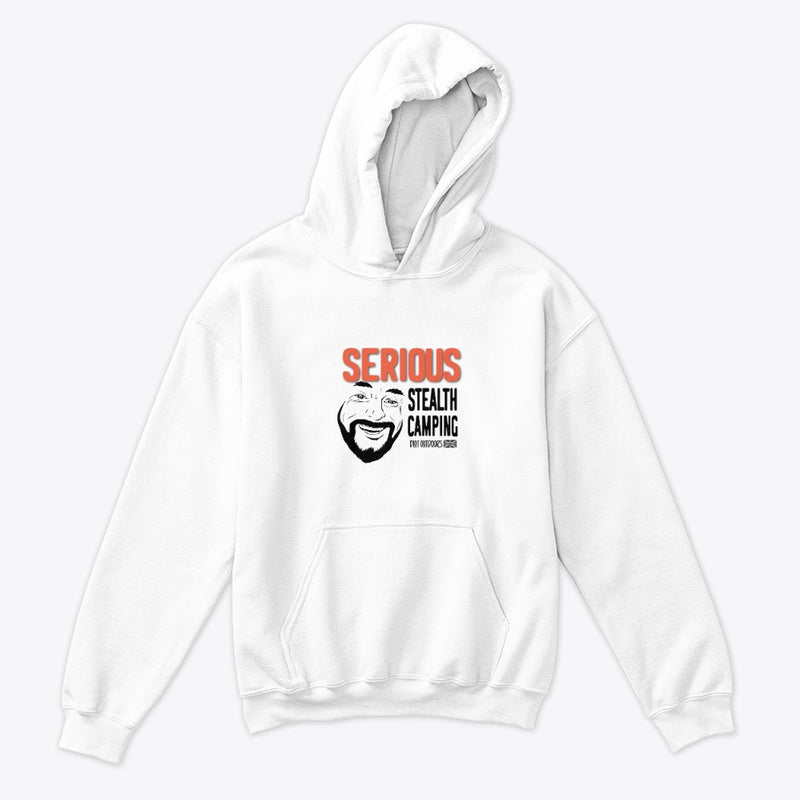 KIDS Serious stealth camping/1 Pullover Hoodie