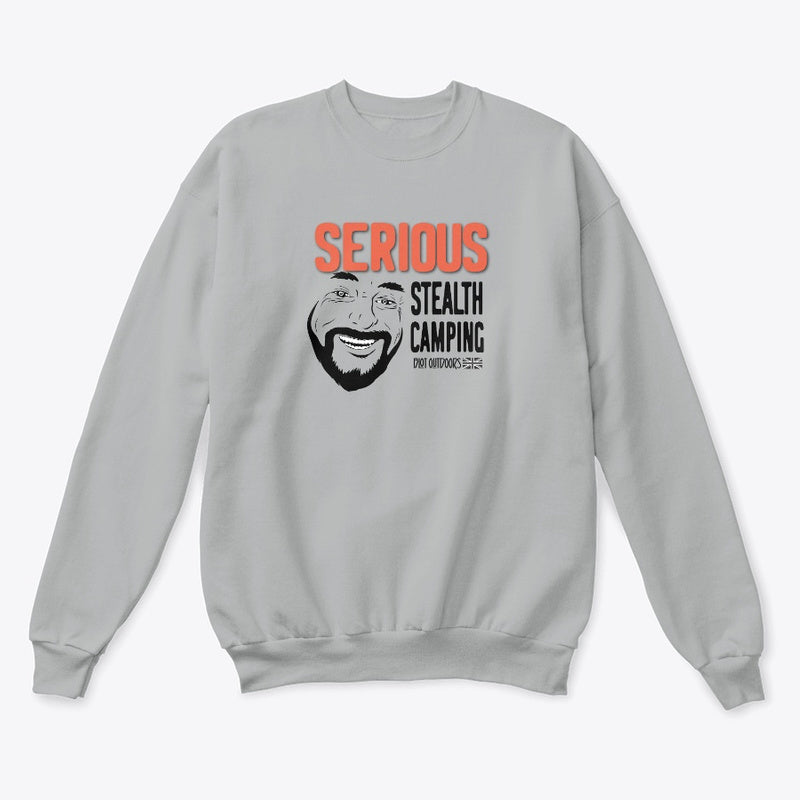 Serious stealth camping/1 Crewneck Sweatshirt