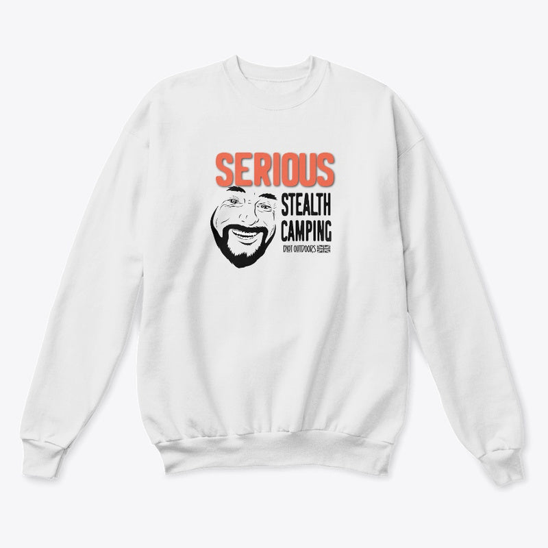 Serious stealth camping/1 Crewneck Sweatshirt