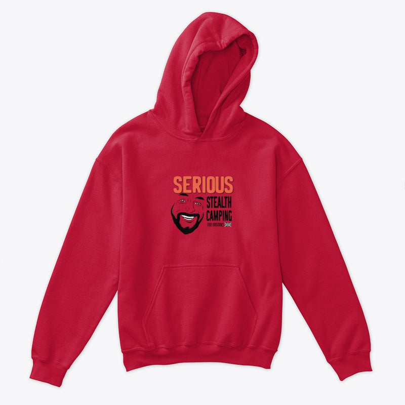 KIDS Serious stealth camping/1 Pullover Hoodie