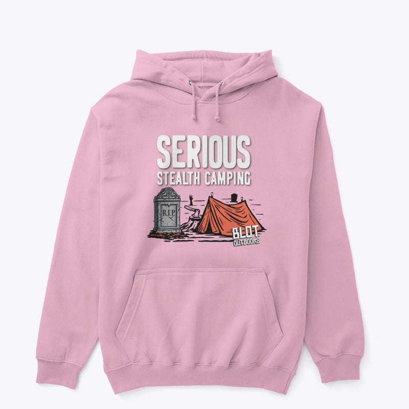 Serious stealth camping/2 Pullover Hoodie