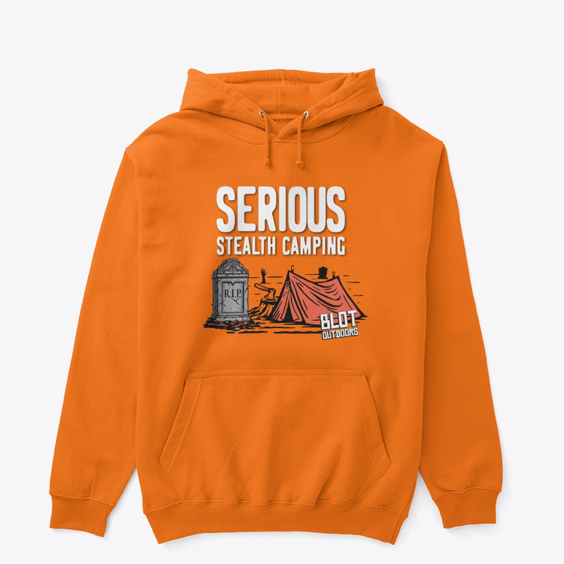 Serious stealth camping/2 Pullover Hoodie