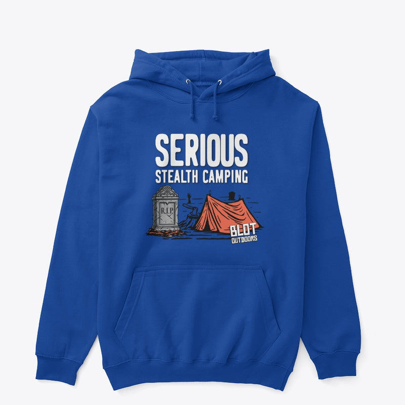 Serious stealth camping/2 Pullover Hoodie