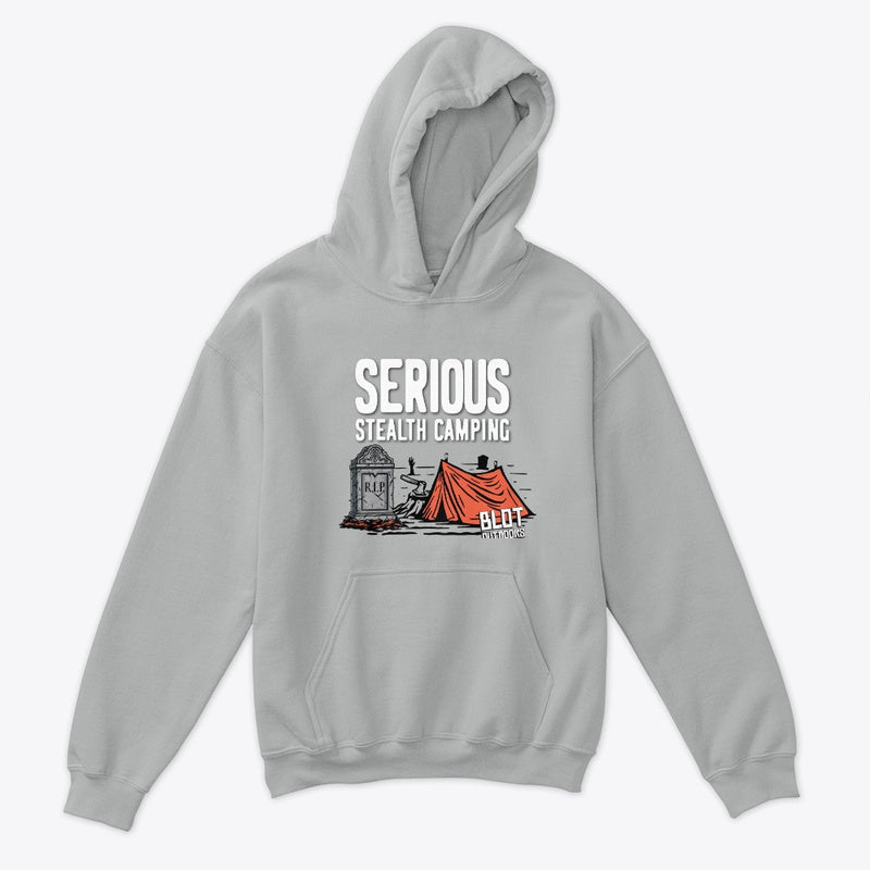 KIDS Serious stealth camping/2 Pullover Hoodie