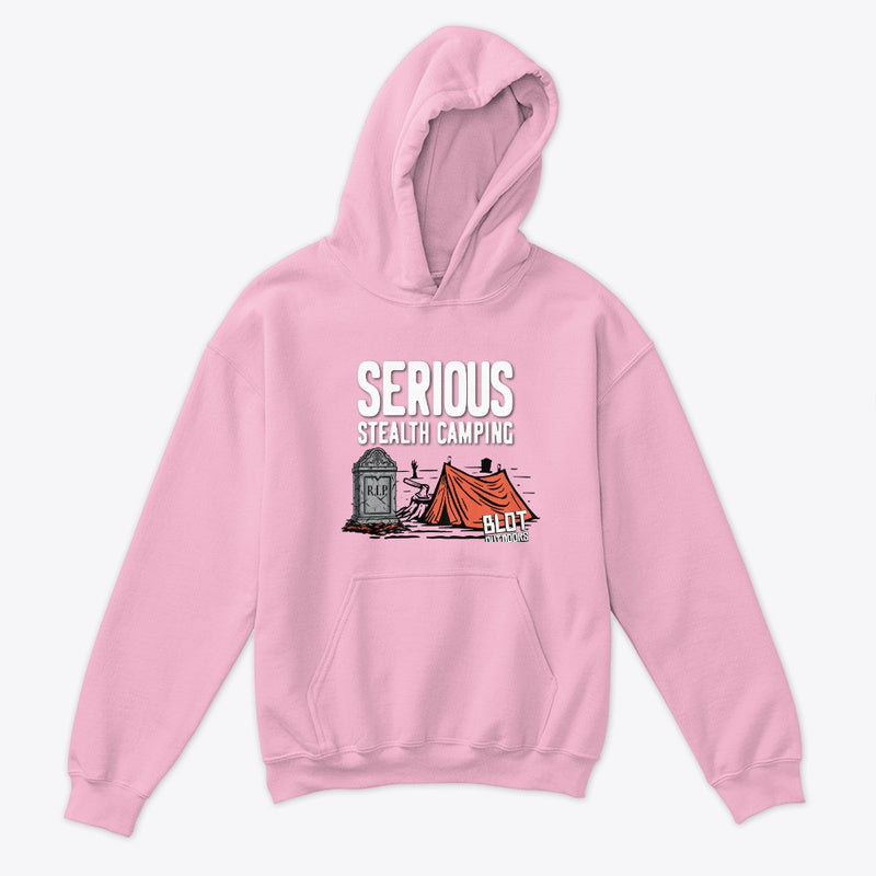 KIDS Serious stealth camping/2 Pullover Hoodie