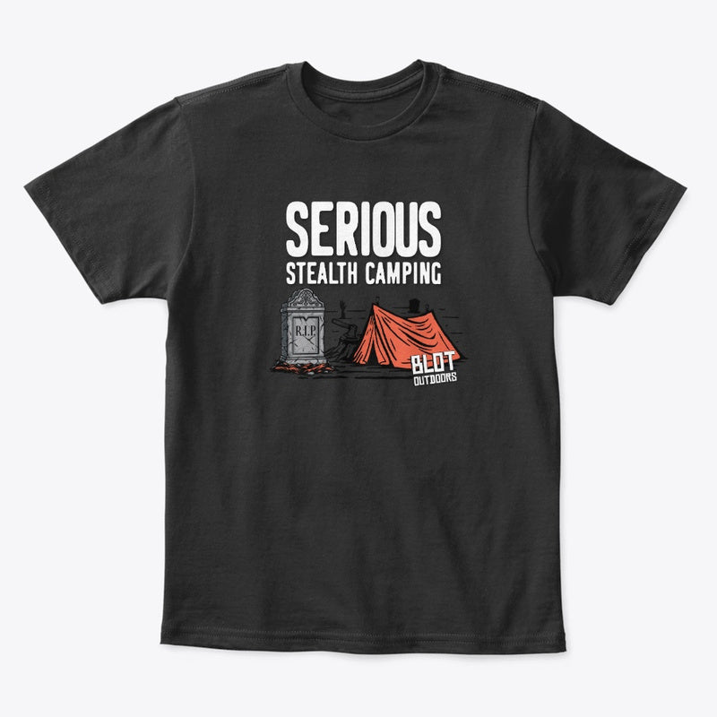 KIDS Serious stealth camping/2 Tee