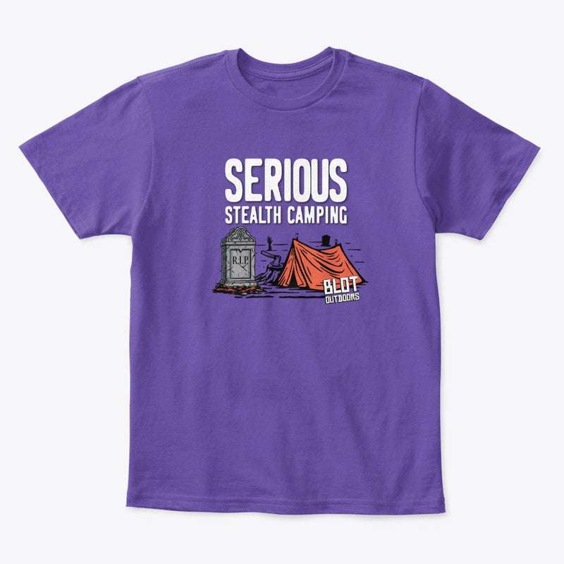 KIDS Serious stealth camping/2 Tee