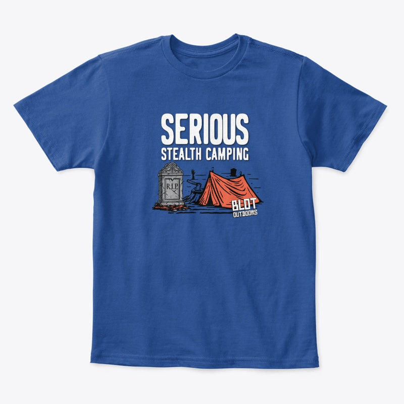 KIDS Serious stealth camping/2 Tee