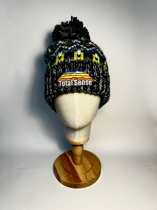 Total Sense Green Pom Pom Hat