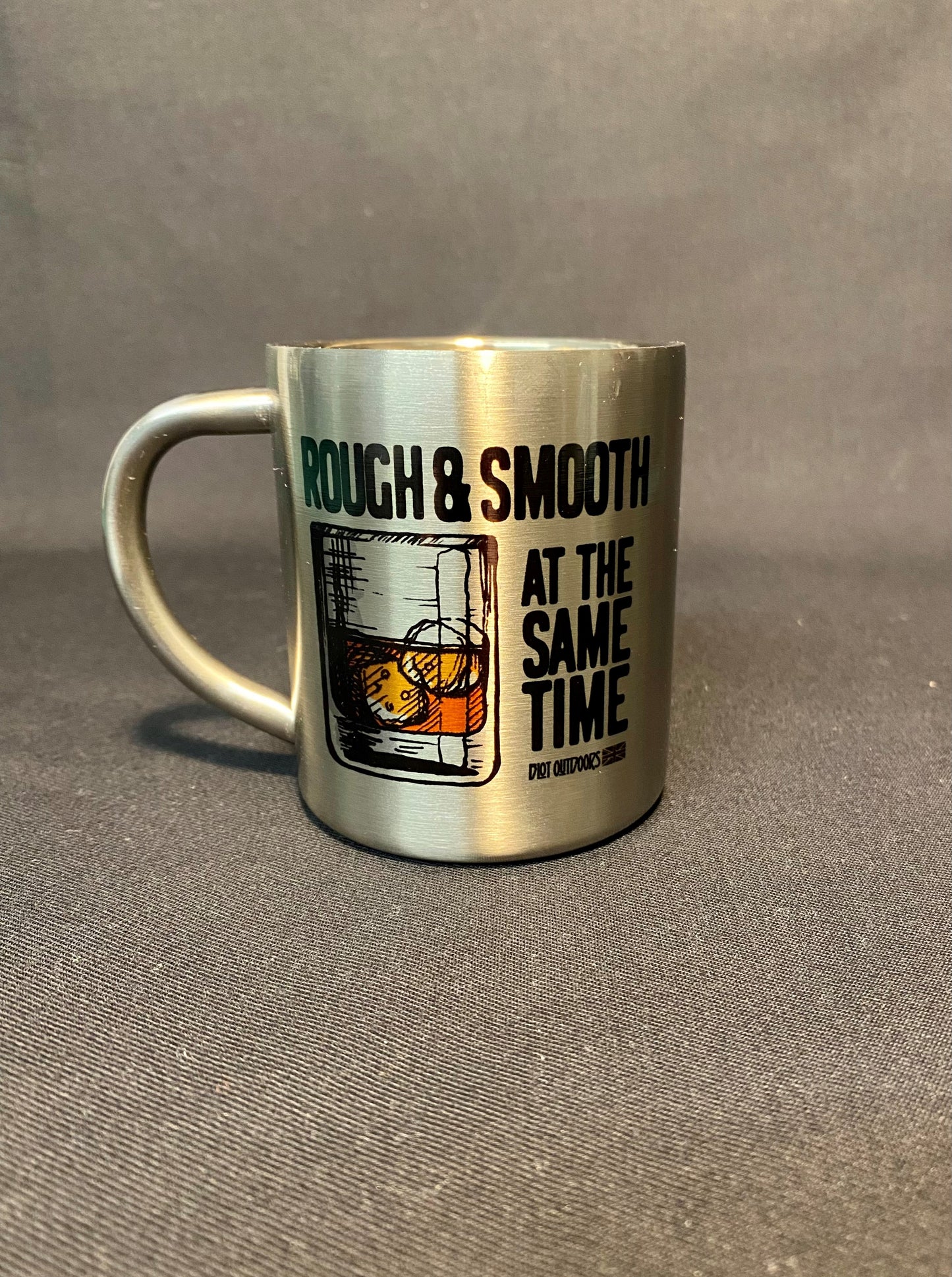 Rough and Smooth Small Camping Mug