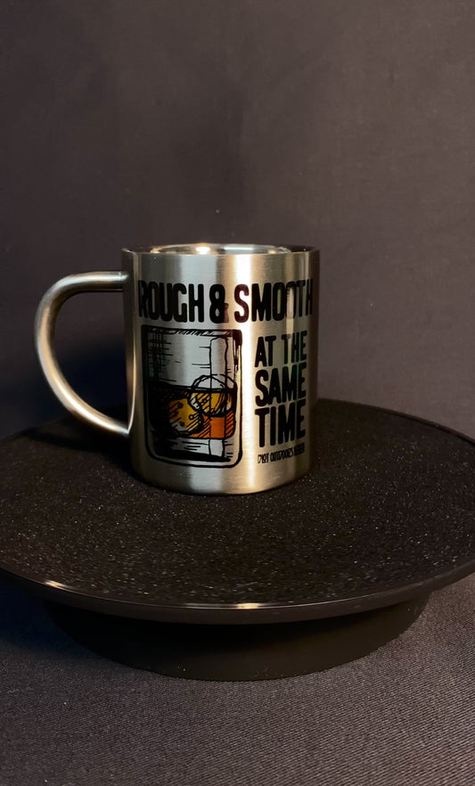 Rough and Smooth Small Camping Mug